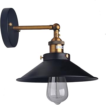 Amazon Zekoo ブラケットライト ウォールランプ 壁付け照明器具 アンティーク 北欧 レトロ 室内 玄関 インテリア オシャレ ダイニング リビング 階段 Led E26 角度調整可能 ブラック 電球無し Zekoo ブラケットライト