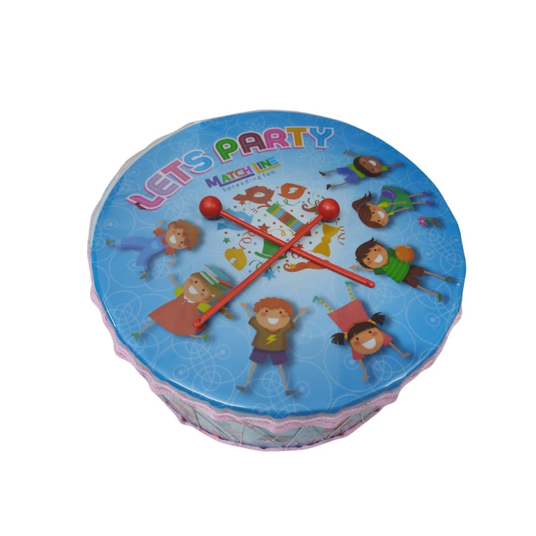 ATISHAY RETAIL Plastic Large Drum Set for Kids with 2 Sticks | Age 1 to 5 Years | Girls and Boys Dholak | Perfect Gift for Birthday for Kids | Good Quality Product-image-35