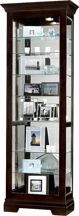  Howard Miller Black Coffee Curio Cabinet