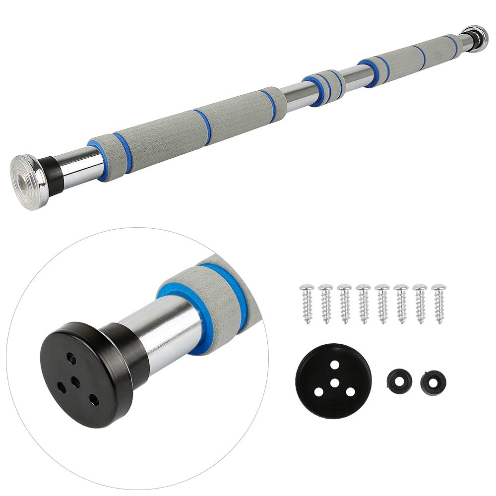Barra di trazione porta | 80-130 cm | 150 kg | barra per porta | barra da ginnastica | sollevamento pesi | Pull Up Bar | Braccio | Attrezzatura per sollevamento pesi | Regolabile individualmente