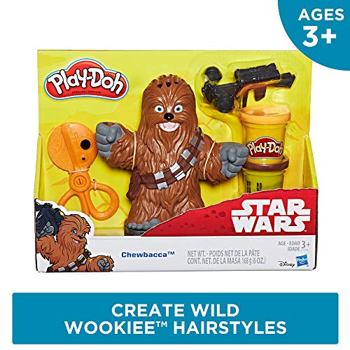 Hasbro E1934 - Play-Doh - Disney Star Wars - Chewbacca, Frisierspaß – Bild 3