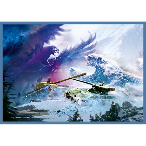 Trefl The Great Tank Battle, 4in1-4x250 piezas Rompecabezas 13.3"x9.4" | World of Tanks, DIY, Entretenimiento Creativo, Puzle Clásico, 14+ miniatura 6