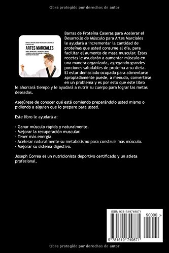 Barras de Proteina Caseras para Acelerar el Desarrollo de Musculo para Artes Marciales: Aumente natu