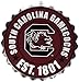 FOCO NCAA Bottle Cap Wall Sign, South Carolina Gamecocks