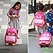 yodo Zoo 3-Way Kids Suitcase Luggage or Toddler Rolling Backpack with wheels, Medium Owl