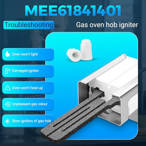 Image of UPGRADE MEE61841401 Oven Igniter Replacement for LG Gas Range MEE61841402 | MEE61841403 MEE62306201 MEE63084901 1599783 AP5214765 PS3535362 EAP3535362 LRG LSS LDG LSG LTG Series | by PANDEELS
