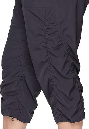 Miniatura 5 de RBX Active - Pantalón capri con cordón para mujer talla grande ligero tejido y a la moda