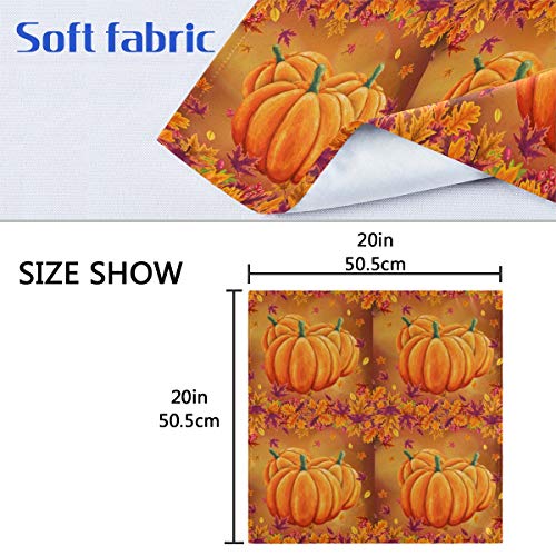 Set de 6 Servilletas de Tela 50.5x50.5 cm Otoño miniatura 7
