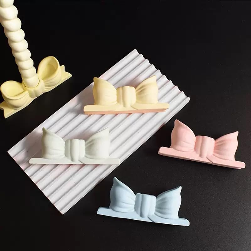BookMyCraft Bow Knot Candle Holder Silicone Mould, 11.9x5.6x5.1 cm-image-17