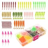 OriGlam 68pcs Fishing Topwater Lures Kits Mixed Artificial...