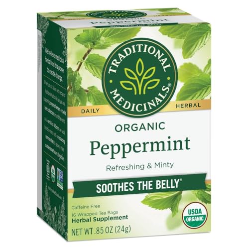 TRADITIONAL MEDICINALS - Herbal Tea Organic Peppermint 16 Bags