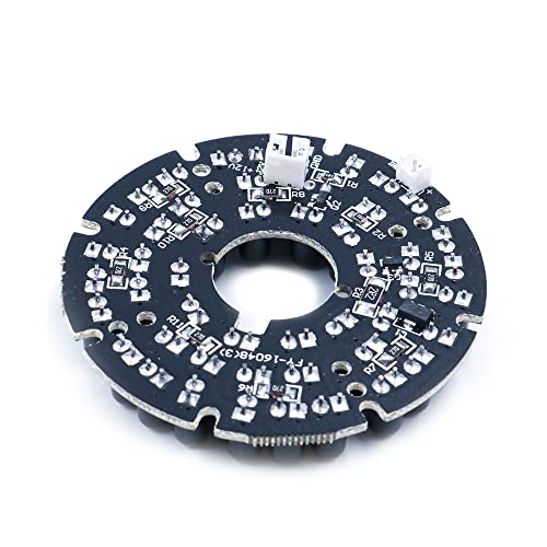 CENPEK IR-Infrarot-LED-Platine, 940 nm, 48 Stück, IR-LEDs, unsichtbar bei Nacht, keine Belichtung, Lichtplatine für IR-Beleuchtung, CCTV-Zubehör