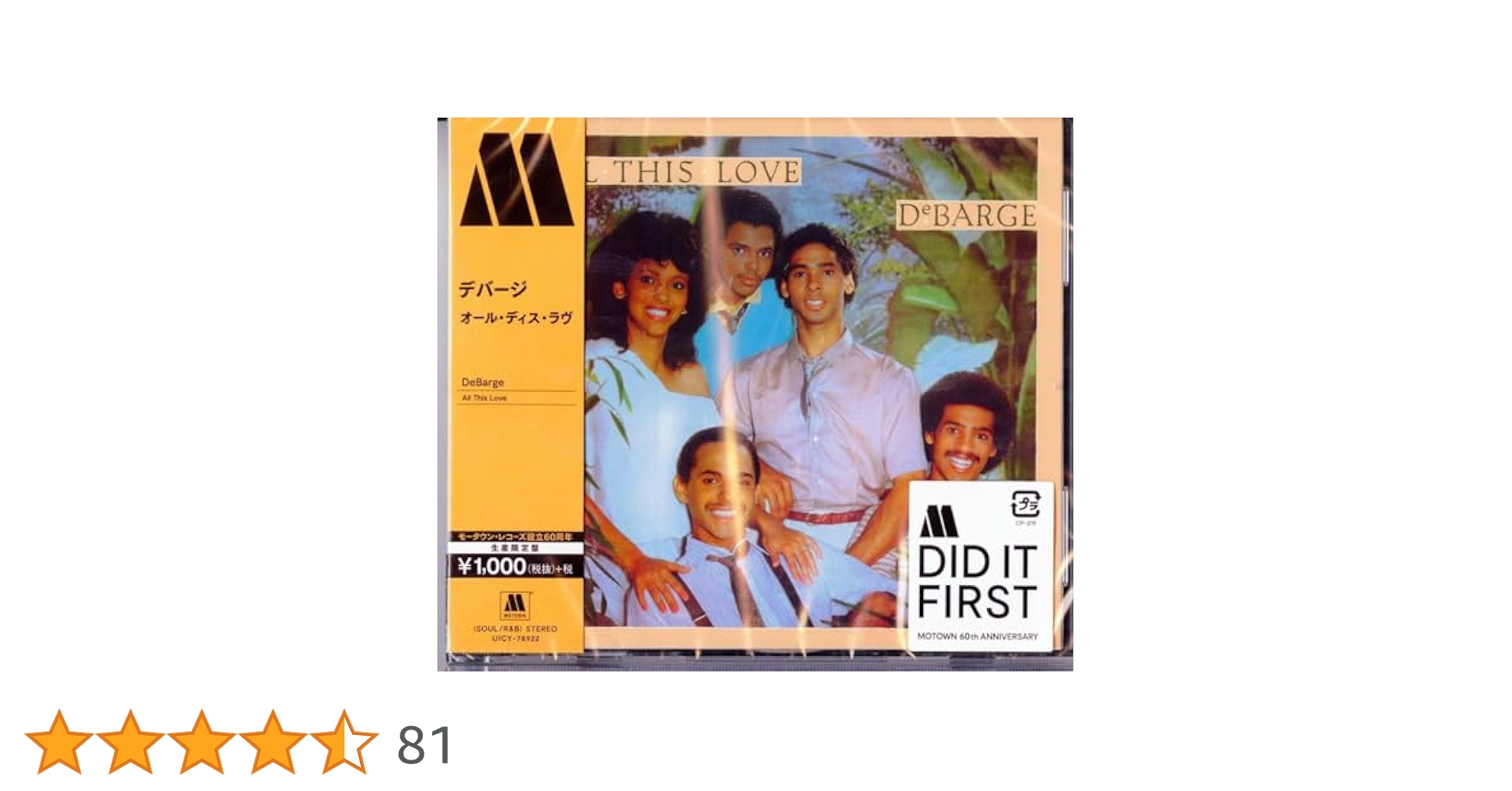 All This Love: DEBARGE: Amazon.ca: Music