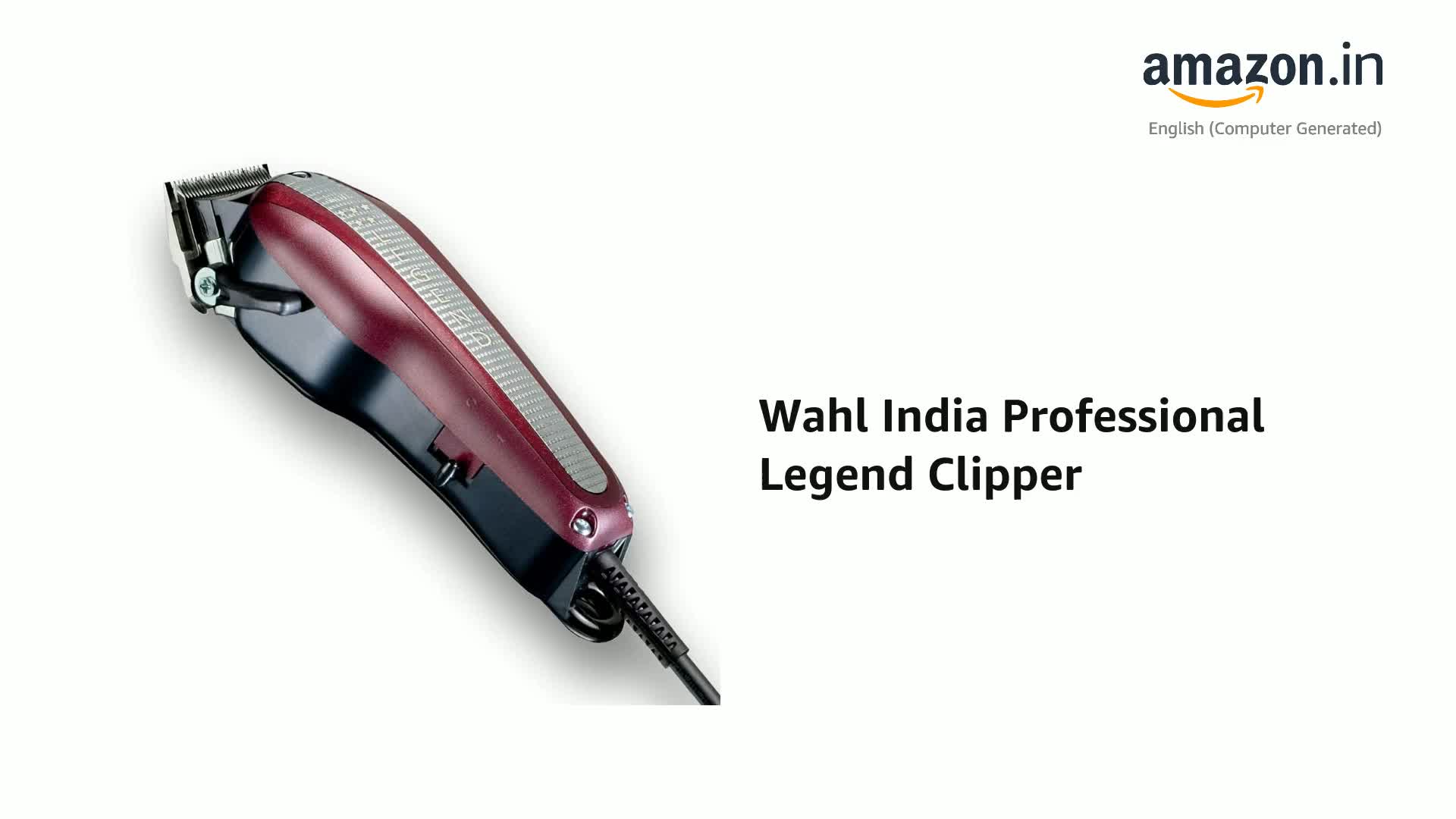 Wahl India Professional Legend Clipper (Multicolor)(1 Piece