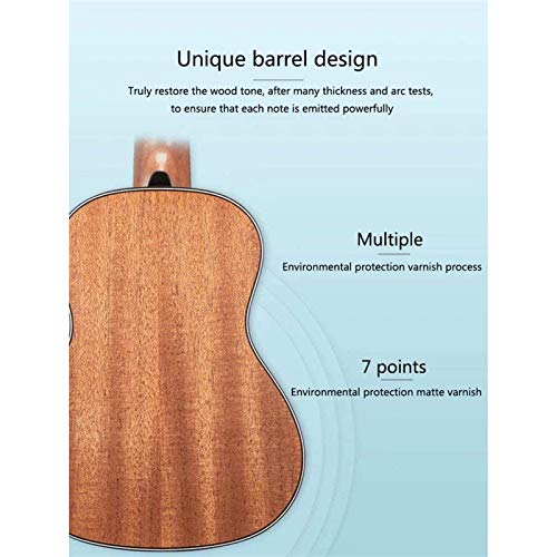 Ukuleles Ukulele Beginner 23 inch Spruce Veneer Small Guitar for Beginners Kids Adult with Gig Bag Picks Strings Capo and Tuner - Les Beatles, Paul McCartney, John Lennon, RIngo Starr, George Harrison Ukuleles Ukulele Beginner 23 inch Spruce Veneer Small Guitar for Beginners Kids Adult with Gig Bag Picks Strings Capo and Tuner – Image 6