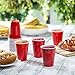 GUSTO [9 oz. - 240 Count] Disposable Plastic Red Cups, Party Drinking Cups for Events and Everyday Use
