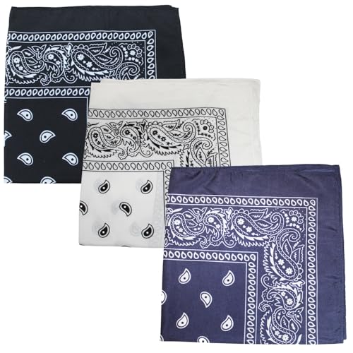 Bandanas grandes de 100% poliéster con acabado premium de alta densidad