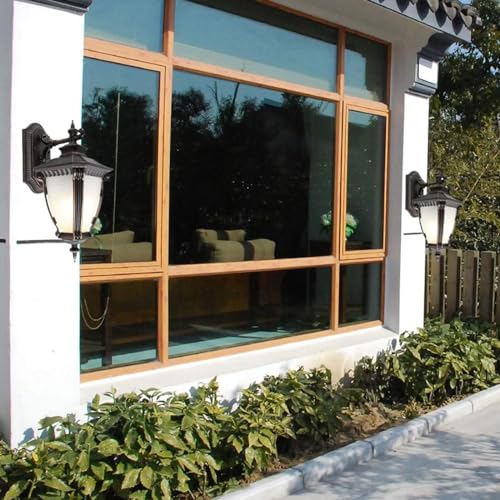 Aplique de pared para exteriores impermeable que resiste la lluvia en el jardín 4