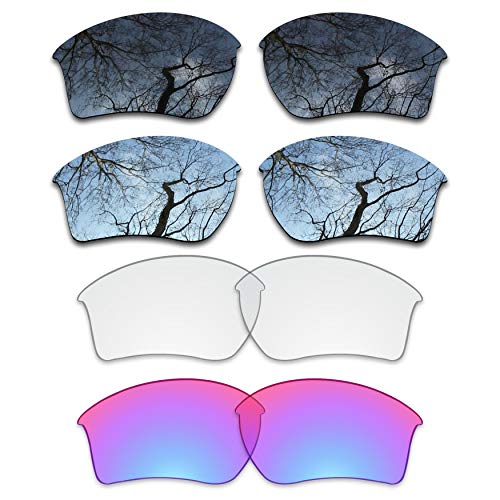 ToughAsNails Set of 4 Replacement Lenses for Oakley Half Jacket XLJ Pack-BSHG5