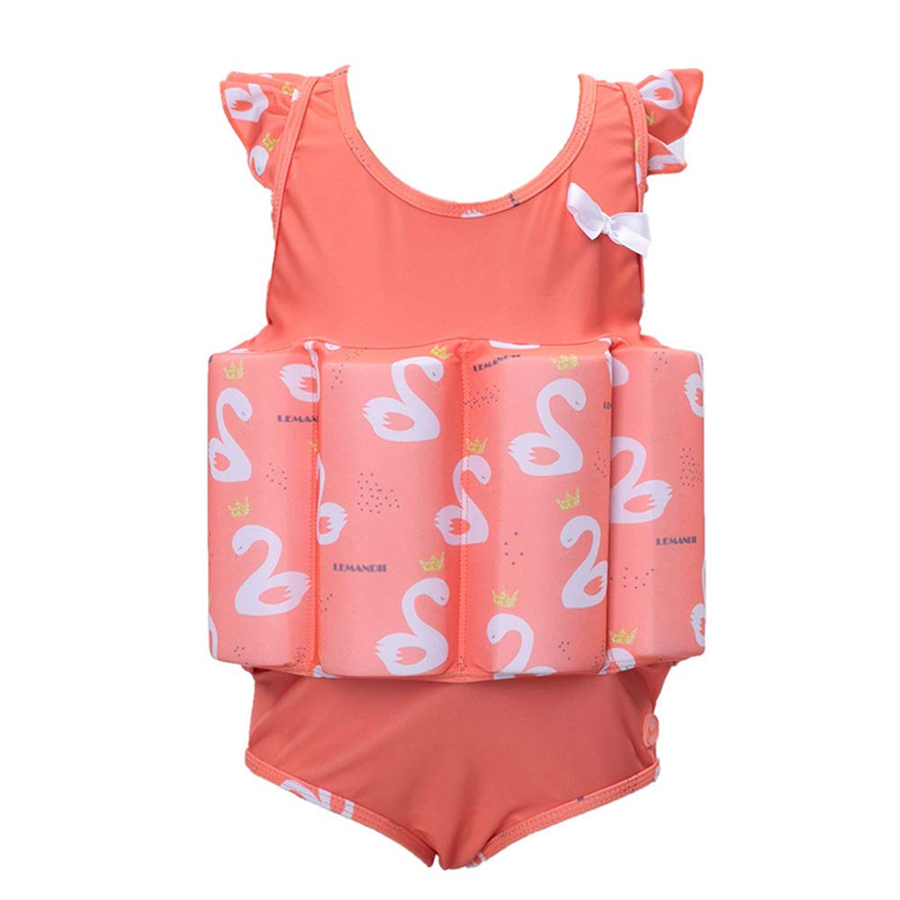 Lemandii One-Piece Children Buoyancy Swimsuit Swim Vest Detachable Float Swimwear, Perfect for Kids or Baby Learn to Swimming