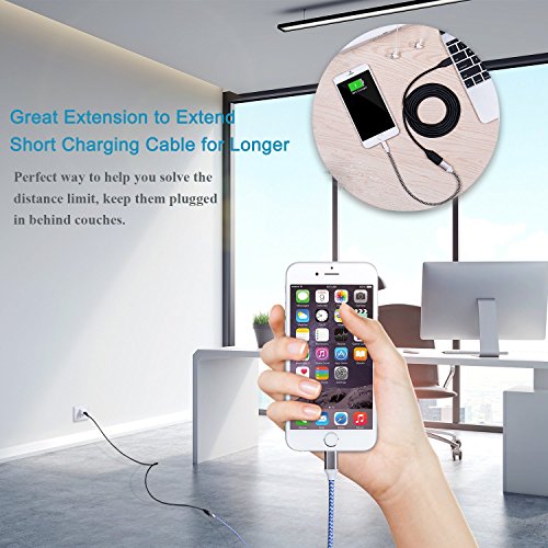 Usb 3.0 Extension Cable, Besgoods 4Pack [6Ft] Usb A Male To Female Braided Extender Cord 5Gbps Fast Data Transfer For Hard Drive, Keyboard, Mouse, Webcam, Usb Flash Drive, Printer - Black #TOP3