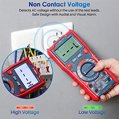Astroai Trms 6000 Counts Digital Multimeter+ Multimeter Test Leads Kit #TOP4