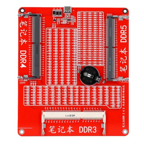 Akozon RAM�������e�X�^�[ DDR5 DDR4 DDR3 �f�f���̓J�[�h LED�C���W�P�[�^�[���� �m�[�g�p�\�R���������f�f�c�[��