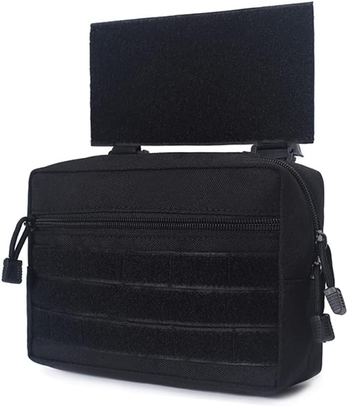 Tactical MOLLE Dump Drop Pouch Sub Abdominal Utility Tool Bag for JPC CPC AVS Vest with Hook and Loop Panel