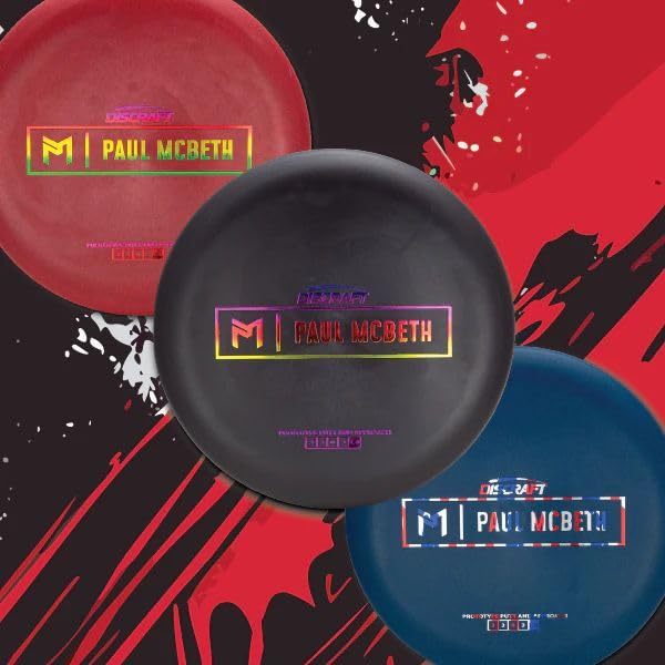 Mint Discs Mint Discraft Limited Edition Prototype Paul McBeth Signature Rubber Blend Kratos Putter Golf Disc, 170-172g