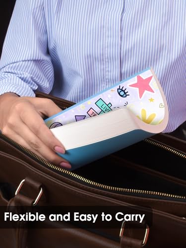 Image of DOODLE A5 Undated Planner Notebook - 160 Pages (12-Month Planner + Notes), Soft Cover Journal with 80 GSM Paper - Motivational Quote Design, Compact Diary for Work, Study, Travel & Gifting
