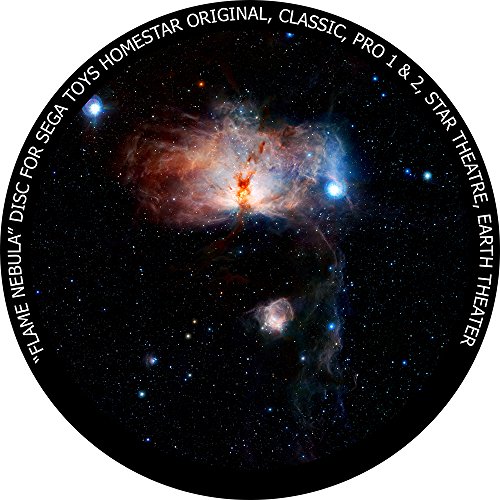 Flame Nebula disc for Segatoys Homestar Pro 2, Classic, Original, Earth Theater Home Planetarium