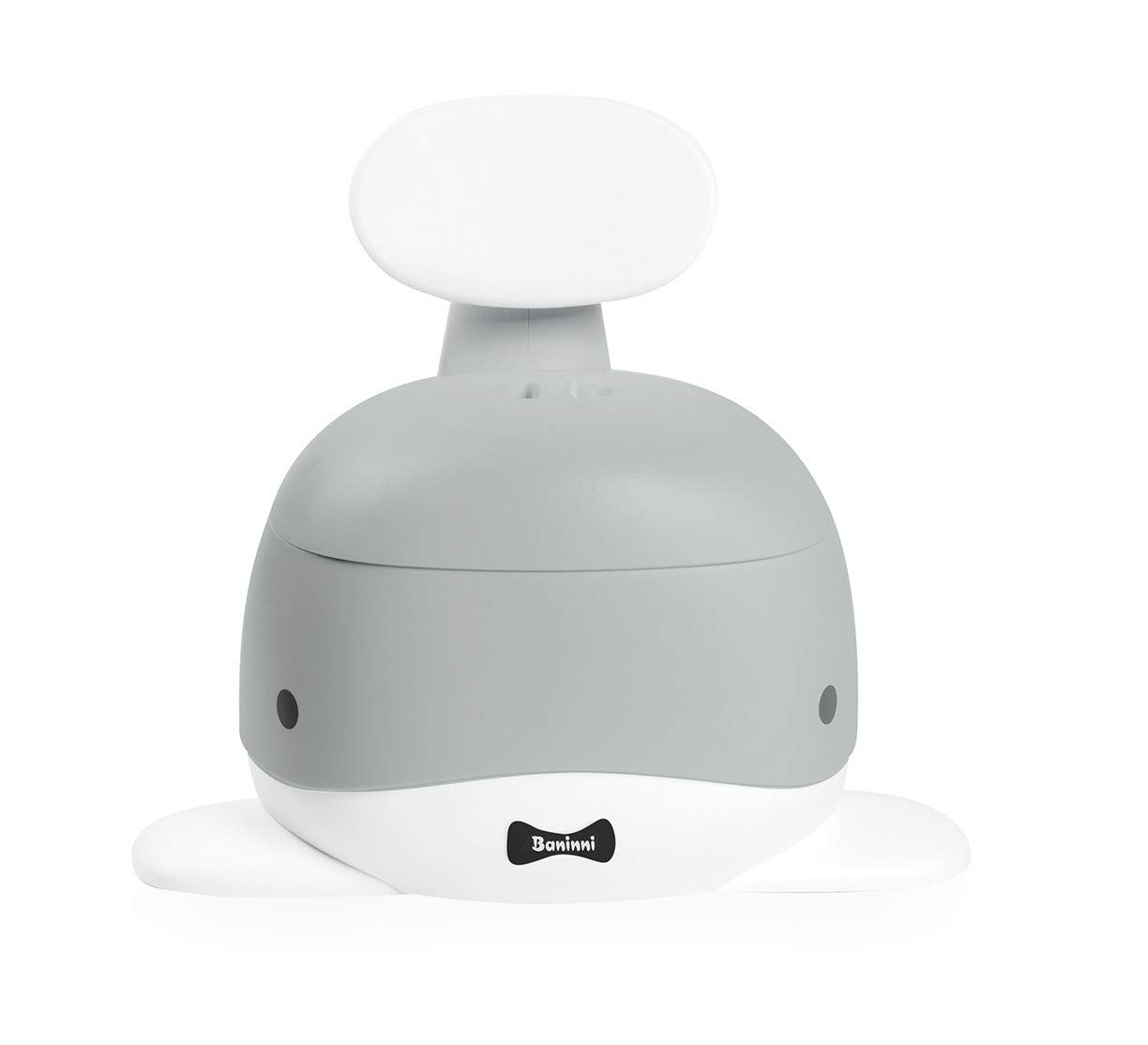 Baninni Vasino per Bambini Whale Grigio Coperchio e Vaschetta Toilette Bimbi