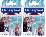 Hansaplast Kids FROZEN 2 Kinderpflaster (20 Strips), Wundpflaster mit Disney-Motiven zum Aufmuntern, schmerzlos zu entfernendes Pflaster Set (Packung mit 2)