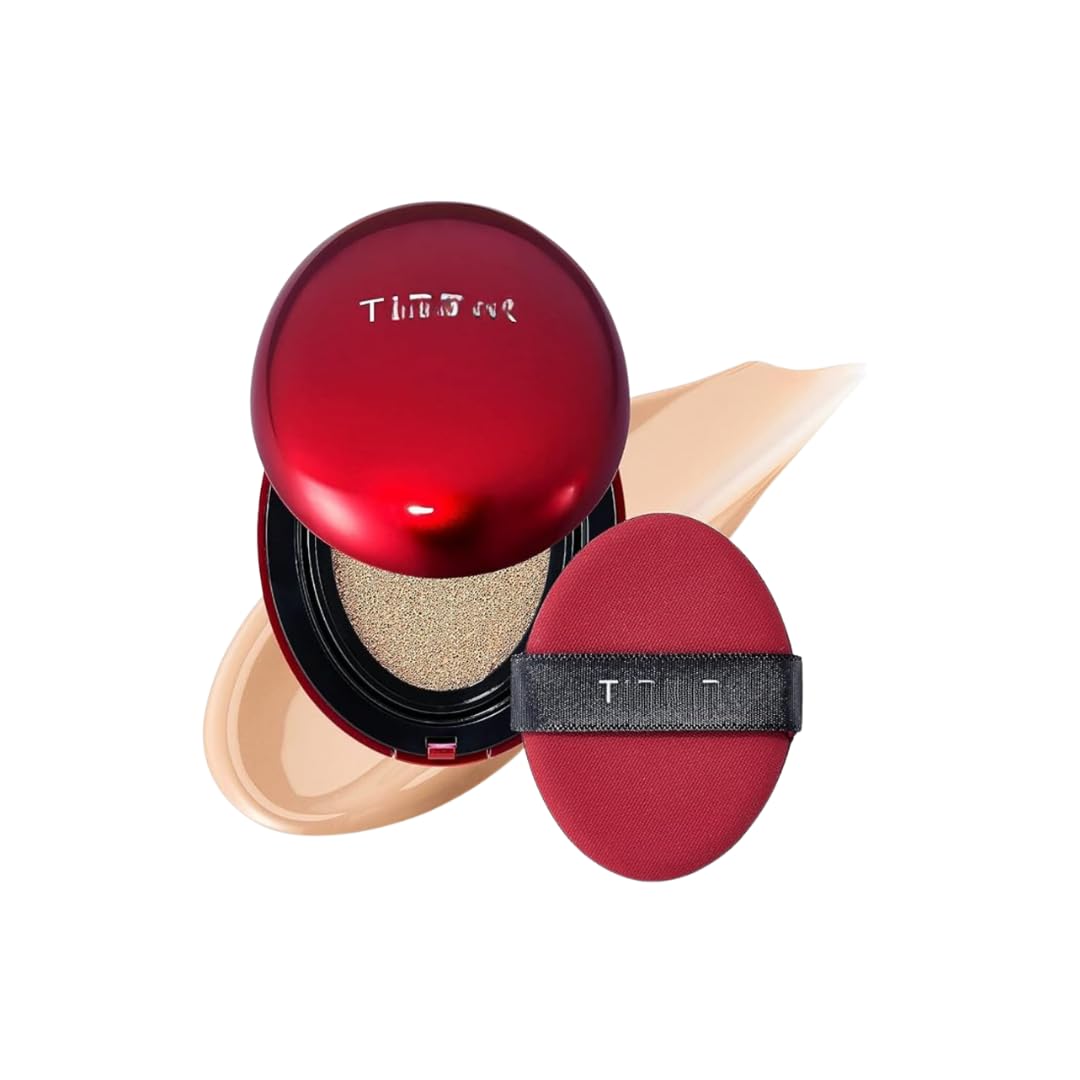 Korektor kolorystyczny - Mask Fit Red Cushi No.23N Sand 18g - K-Beauty - Koreański podkład do pielęgnacji skóry - Make-up Cushi Compact - TIR