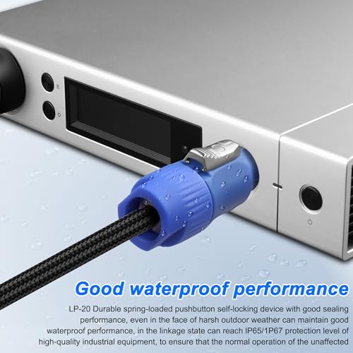 Câble PowerCon XLR combo pour intégration propre de scène et DJ