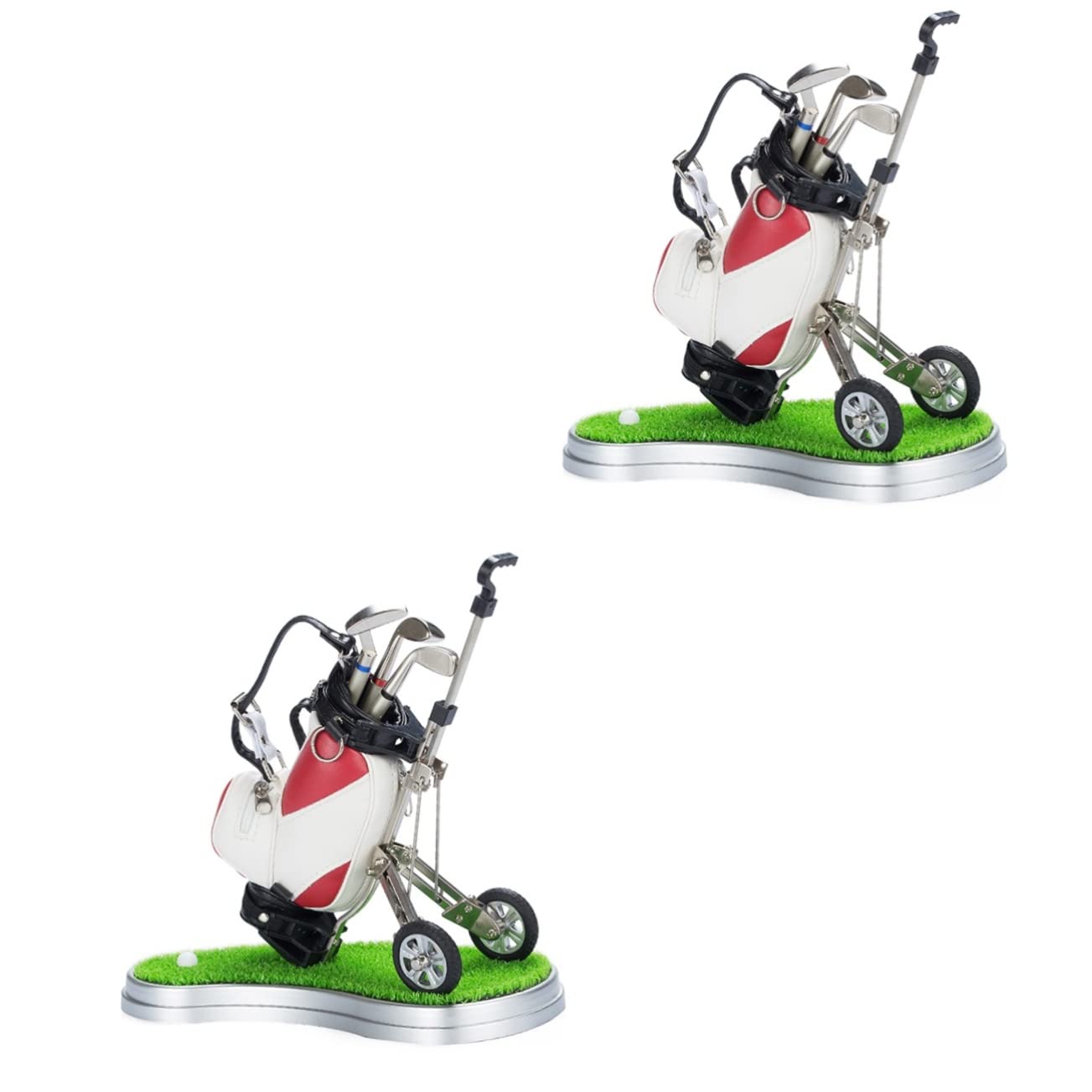 SHINEOFI 2 Pz Penne Penna Portamatite Da Scrivania Per L'uomo Portamatite Per Appassionati Di Sport Arredamento Desktop Da Golf Regali Da Scrivania Per Uomo Dell'ufficio