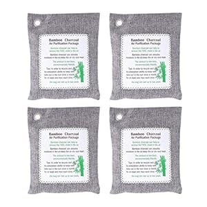 Milisten 10 Stks 100 g Bamboe Houtskool Lucht Zuiverende Tas Geactiveerde Houtskool Geur Absorber Luchtverfrisser…