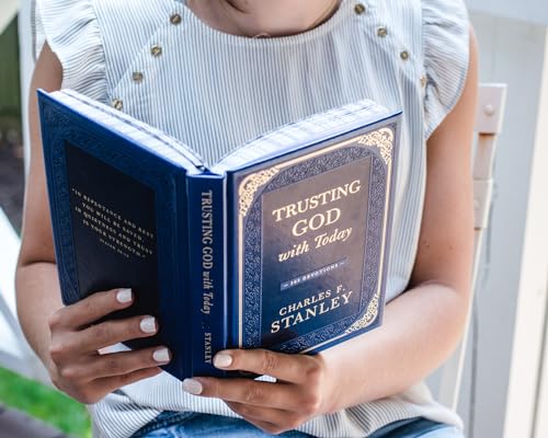 Image of Trusting God with Today: A Daily Devotional for Building Confident Faith and Lasting Joy (365 Devotions - Inspiration for Every Day of the Year) (Devotionals from Charles F. Stanley)