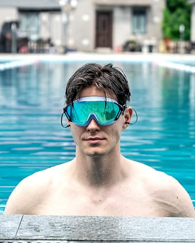 Image of Swim Goggles, Wide Angle Anti-fog and UV Leak Proof Goggles,Swimming Goggles for Adult Youth