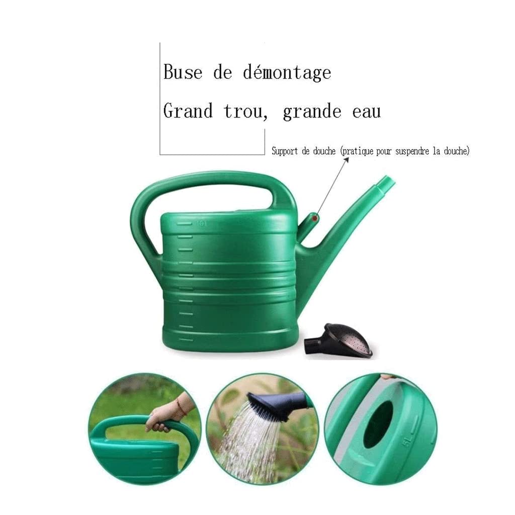Arrosoir pour Plantes d'intérieur et d'extérieur Arrosoirs Modernes en Plastique avec buse Amovible et arrosoir à Long Bec