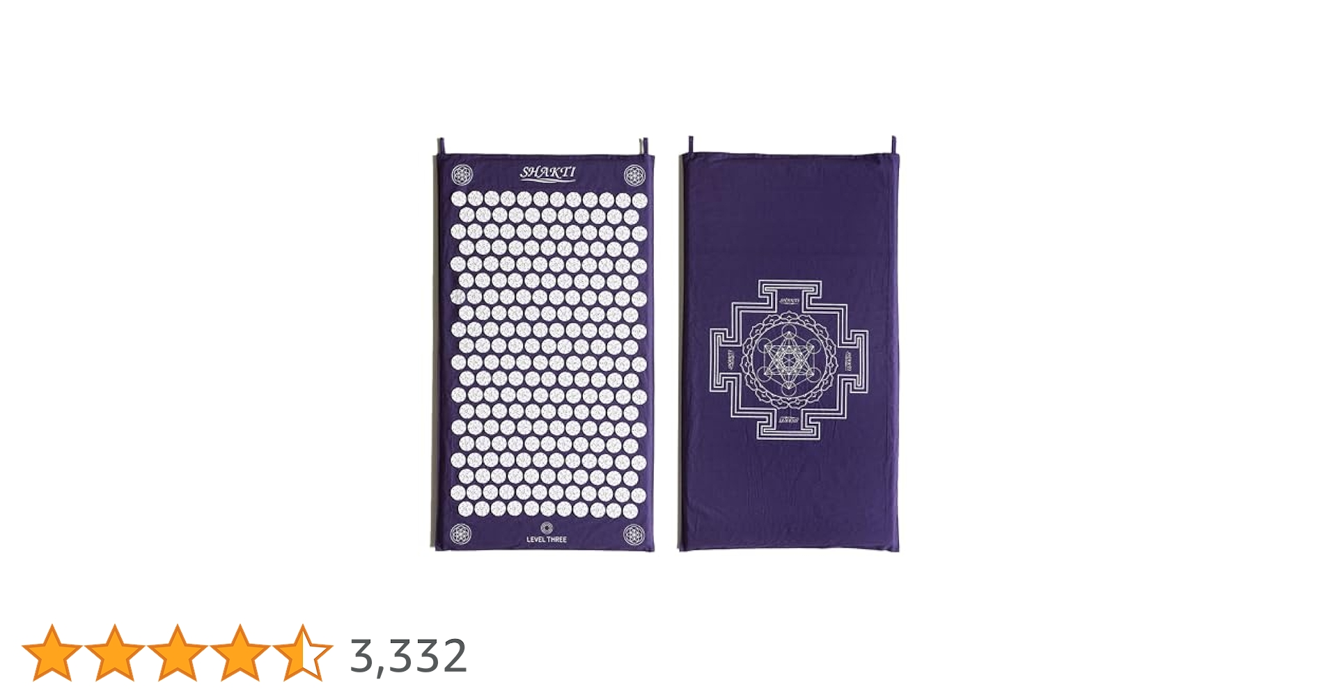 Amazon | 【正規品】シャクティ 指圧マット レバル③ 紫、長めの