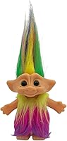 Vista 14 de Muñecas retro vintage Troll cromáticas adorables para colecciones, proyectos escolares, artes y manualidades, recuerdos de fiesta, 7.5 pulgadas