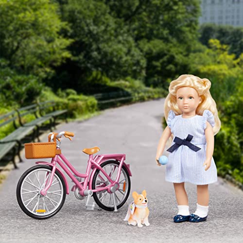 Lori Dolls – Margo's Bicycle Set – Mini Doll & Bike Playset – 6-Inch Doll With Bicycle & Accessories – Clothes, Helmet & Pet Dog – Toys For Kids – 3 Years + #TOP5