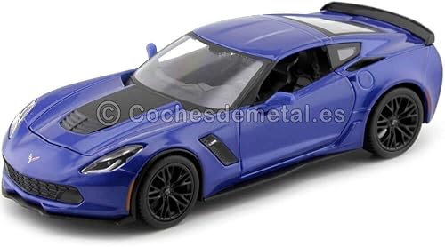 Chevrolet 2015 Corvette C7 Z06 Azul 1/24 de Maisto 31133