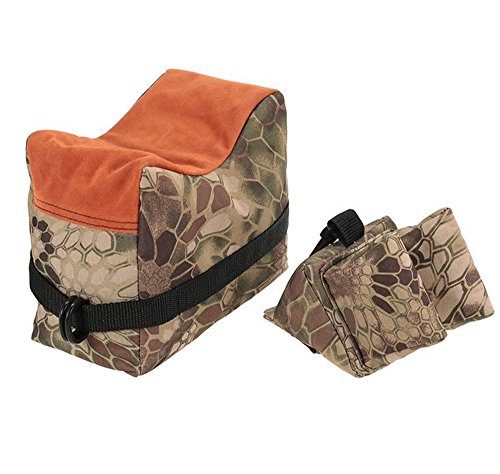 Jadedragon Shooting Rest Bags, Front Rear Shooting Sand Bag Sandbag for Hunting Hunter Shooter (Jungle Python Color)