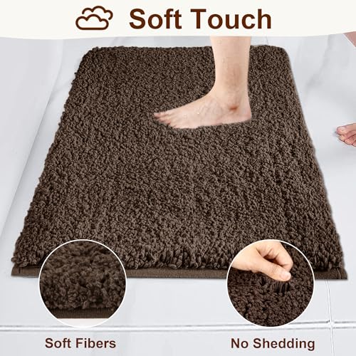 Baahrnom Bathroom Rugs Sets 2 Piece Non Slip Washable Bath Mat Set by Baahrnom - Used condition - Image 3