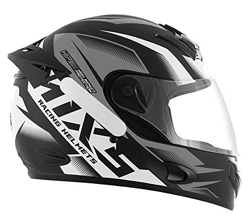 Capacete Moto MX2 Storm Preto com grafite Brilhante 60