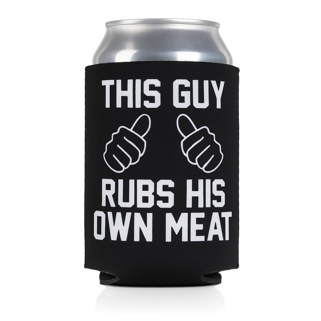 Shake N Bake Can Sleeve Funny Can Cooler Coolie - Gag Gift - White Elephant Gift - Beer Can Holder Sleeve - Soda Beer Caddie - Party