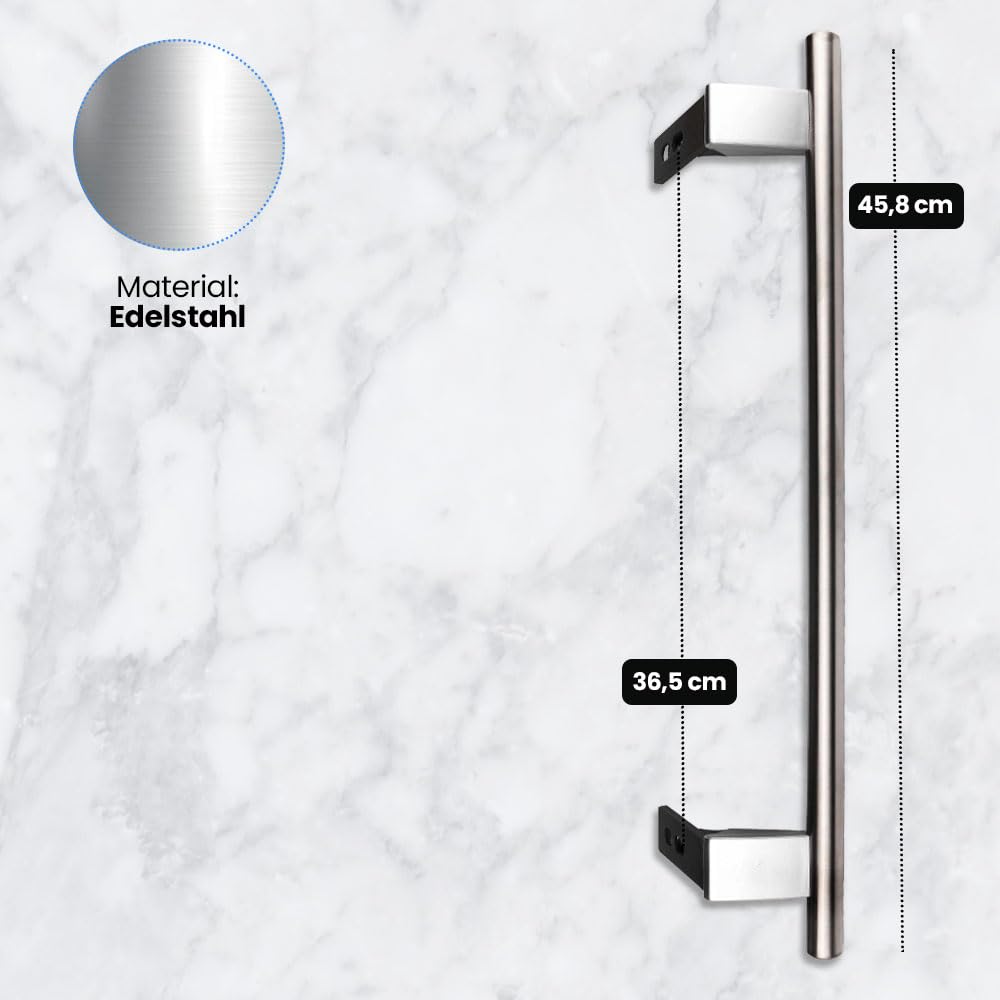 ANAKEL HOME Ersatzgriff für Kühlschrank 743843200, kompatibel mit Liebher-Kühlschrank, Türgriff für Kühlschrank, Edelstahl, 45,8 cm