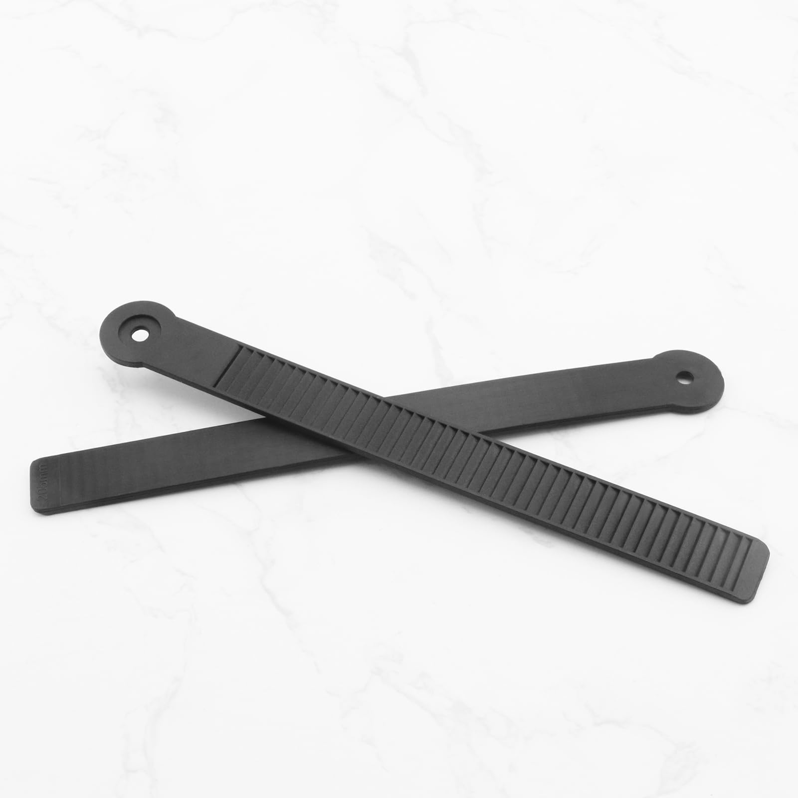 Correas de Tobillo para Snowboard 23x2cm Negro 6 Uds.